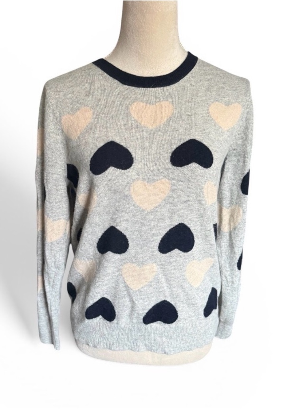 NWT J.Crew Cashmere Heart Sweater